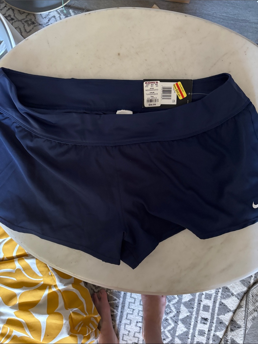 NWT Nike Women's Navy Blue Athletic Shorts